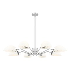Z-Lite 8 Light Chandelier, Brushed Nickel