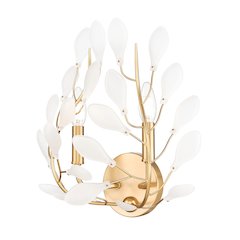 Z-Lite 2 Light Wall Sconce, Modern Gold