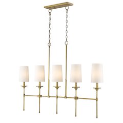 Z-Lite 5 Light Linear Chandelier