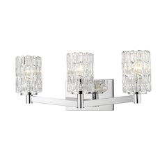 Z-Lite Aubrey 3 Light Vanity in Chrome Frame Finish