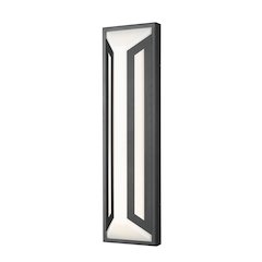 Z-Lite 2 Light Outdoor Wall Light, Sand Black