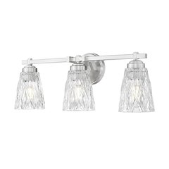 Z-Lite 3 Light Vanity, Brushed Nickel