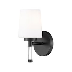 Z-Lite 1 Light Vanity, Matte Black