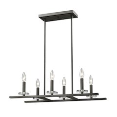 Z-Lite 6 Light Linear Chandelier