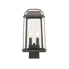 Z-Lite 2 Light Outdoor Post Mount Fixture