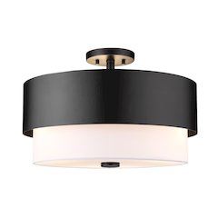 Z-Lite 3 Light Semi Flush Mount