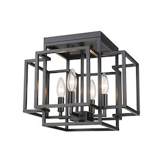 Z-Lite 4 Light Flush Mount