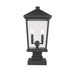 Z-Lite 2 Light Outdoor Pier Mounted Fixture