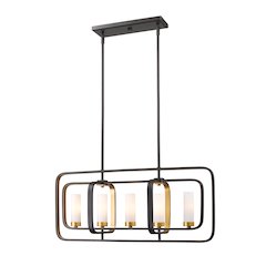 Z-Lite 5 Light Linear Chandelier