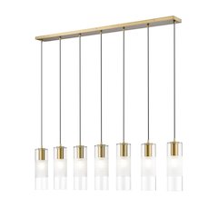 Z-Lite 7 Light Linear Chandelier