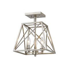 Z-Lite 3 Light Semi Flush Mount