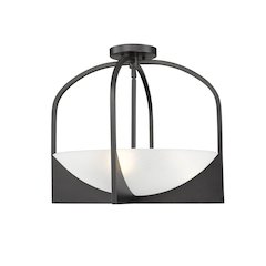 Z-Lite 4 Light Semi Flush Mount
