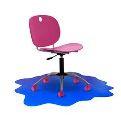 Blue Sploshmat Crafts, Kids and Classrooms Floor Mat for Hard Floor - 40" x 40"