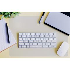 Desktex Polycarbonate Desk Pad - 19" x 24"
