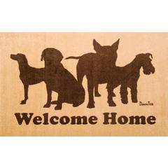 Welcome Dog Design Door Mat - 24" x 39"