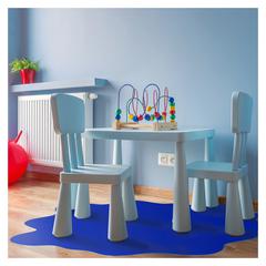 Blue Multi-Purpose Mat for Hard Floors - 40" x 40"