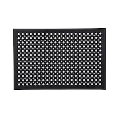 Doortex® Open-Top Black Anti-Fatigue Mat - 36" x 60"
