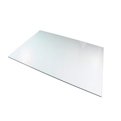 Glaciermat Heavy Duty Glass Chair Mat for Hard Floors & Carpets - 36" x 42"