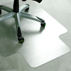 Advantagemat Plus APET Lipped Chair Mat - Low/Standard Pile Carpets - 36" x 48"