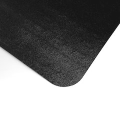 Black Vinyl Rectangular Chair Mat for Carpets - 48" x 60"