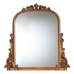 Whitby Baroque Antique Goldleaf Accent Mirror