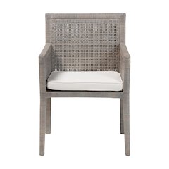 Karis Natural Rattan Dining Armchair