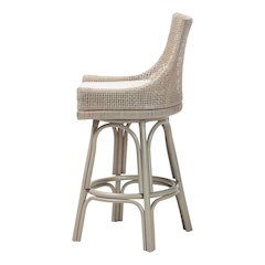 Bella Swivel Rattan Bar Stool