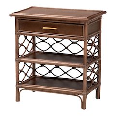Akane Natural Rattan Nightstand