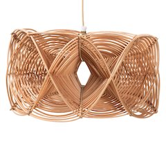 Jeneth Natural Rattan Pendant Lampshade - Coastal Boho Ceiling Light Cover
