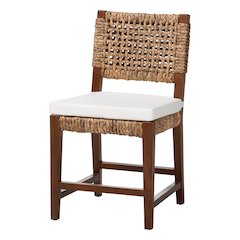 Alise Handwoven Seagrass Dining Chair