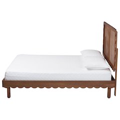Orianthe Scalloped Platform Bed