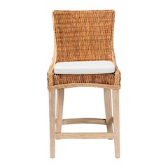 Derris Natural Rattan Counter Stool