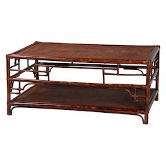 Sebalio Tortoise Natural Rattan Coffee Table