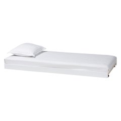 Trundle - Underbed Low-Profile Rolling Base, Twin, White