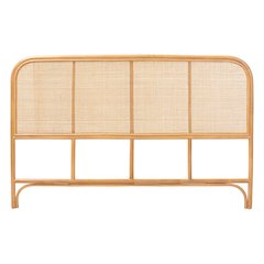 Agota Natural Rattan Standalone Headboard - Handwoven Wicker Panel