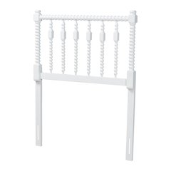 Juliette Turned Spindle Headboard - Spoke Design, Farmhouse, Twin, White
