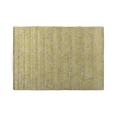 Lime Green and Grey Hand-Tufted Viscose Blend Area Rug