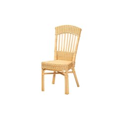 bali & pari Barito Modern Bohemian Natural Brown Rattan Dining Chair