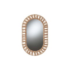 Bohemian Metal and Natural Brown Seagrass Accent Wall Mirror