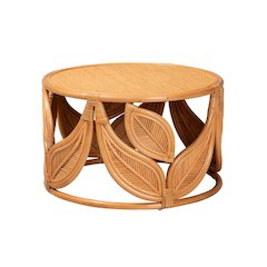 Raflesia Modern Bohemian Natural Rattan Coffee Table