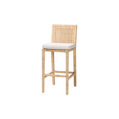 Sofia Bohemian Natural Rattan Bar Stool