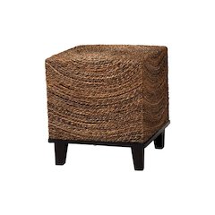 Verino Bohemian Natural Seagrass End Table