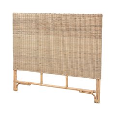 Bohemian Natural Rattan Queen Size Standalone Headboard