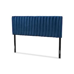 Dark Brown Finished Wood Full Size Headboard