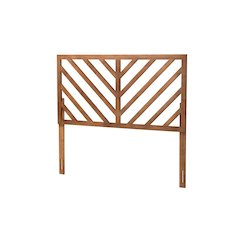 Belisma Modern and Contemporary Ash Walnut Finished Wood King Size Headboard