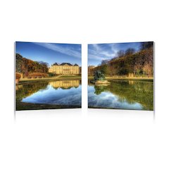 Chateaux Mounted Photography Print Diptych Multi