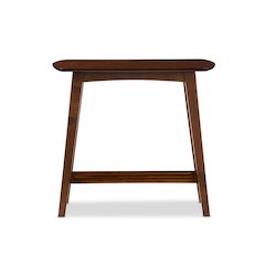 Scandinavian Dark Walnut Console Table "Walnut" Dark Brown