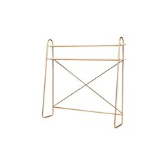 Wooden Over Bed Storage Shelf in Brown with Elegant Design