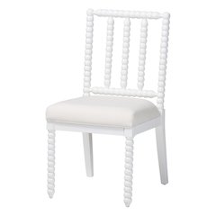 Deya Bobbin Dining Chair, White