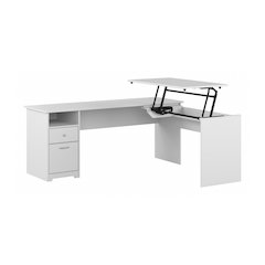 Cabot 72W 3 Position Sit to Stand L Shaped Desk
